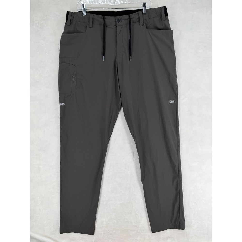 Truewerk T1 Werkpants Mens 2XL Long Gray Technical Work Pants Light Stretch
